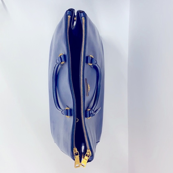 Prada Galleria Cobalt Blue Saffiano Leather Tote - Picture 9 of 13